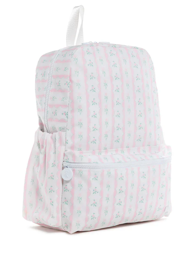 Backpacker Ribbon Floral Pink by TRVL Design