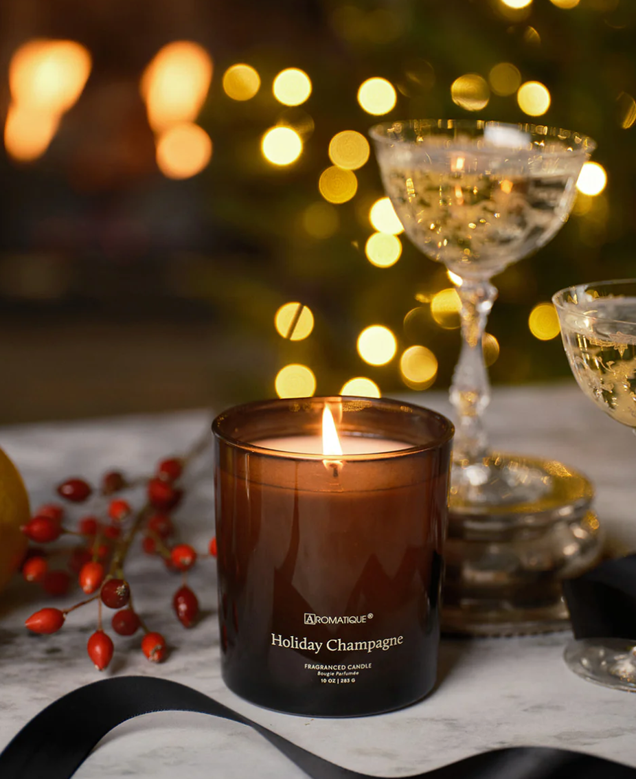 Aromatique Holiday Champagne 10oz Foundry Candle