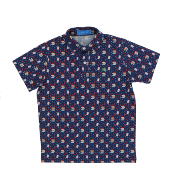 PRE-ORDER Bailey Boys  SPORT POLO-BACK TO SCHOOL