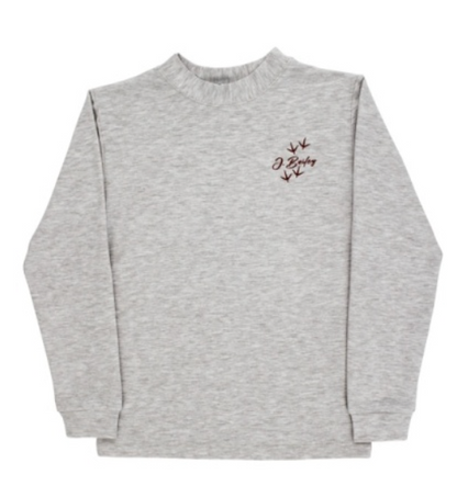 PRE-ORDER Bailey Boys L/S LOGO TEE-TURKEY/OATMEAL
