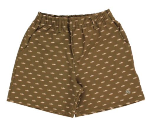 Bailey Boys PRINTED PERFORMANCE SHORT-FISH PRINT