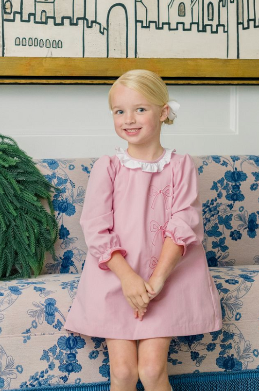 PRE-ORDER The Proper Peony Blushing Bow Dress