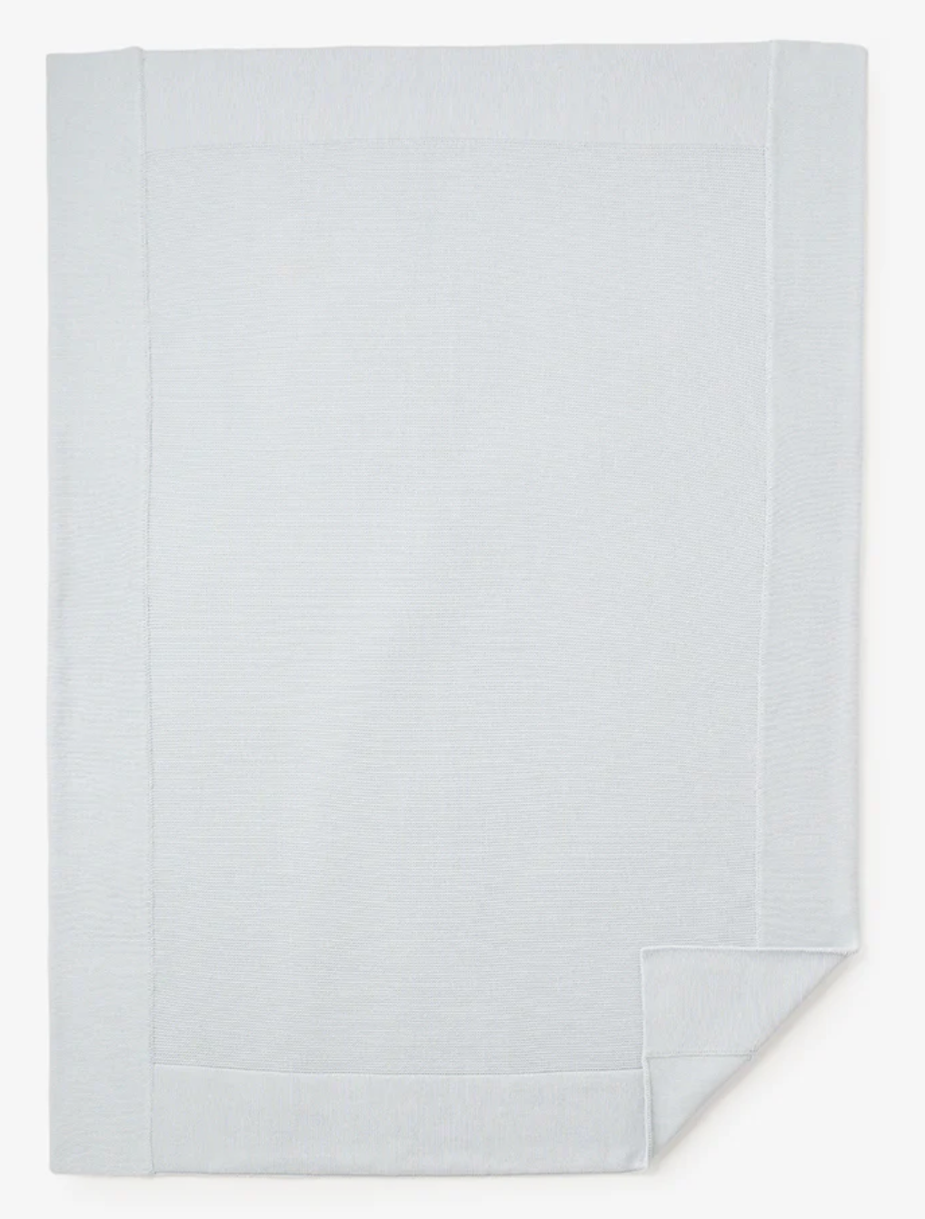 ELEGANT BABY PALE BLUE SOFIA + FINN KNIT BABY BLANKET