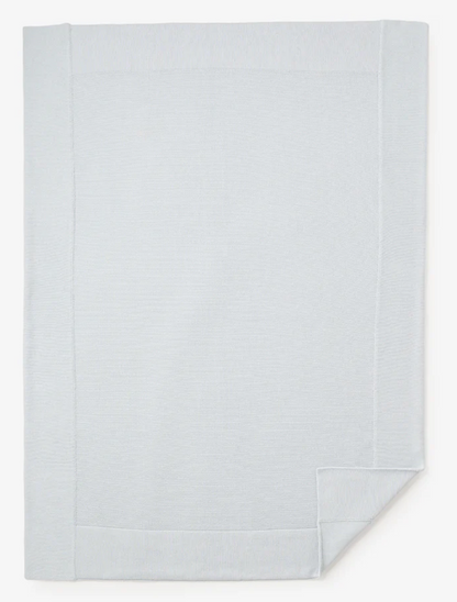 ELEGANT BABY PALE BLUE SOFIA + FINN KNIT BABY BLANKET