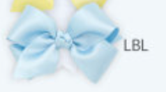 Wee Ones French Satin Hair Bow (Knot Wrap) King and Medium