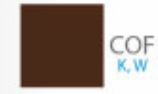 King Grosgrain Hair Bow Scalloped Edge COFFEE
