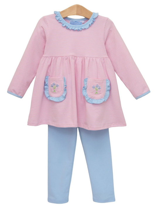 Trotter Street Flower Bouquet Pant set