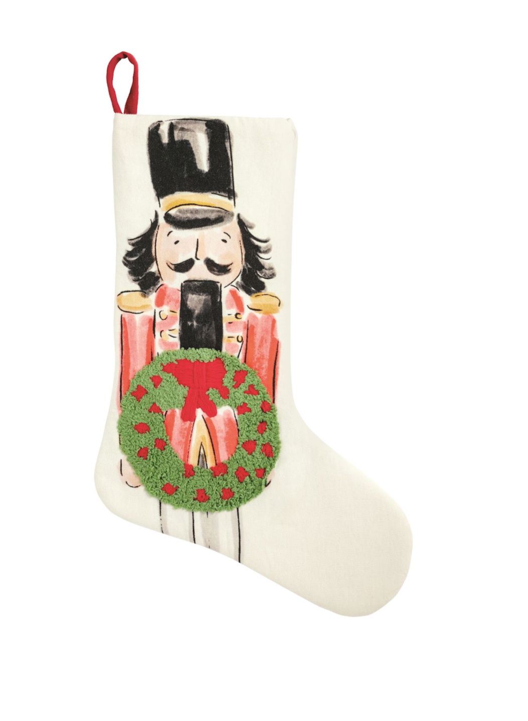 NUTCRACKER EMBROIDERED STOCKING