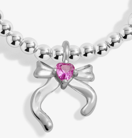 Kids' Christmas A Little 'Merry Christmas Daughter' Bracelet In Silver Plating