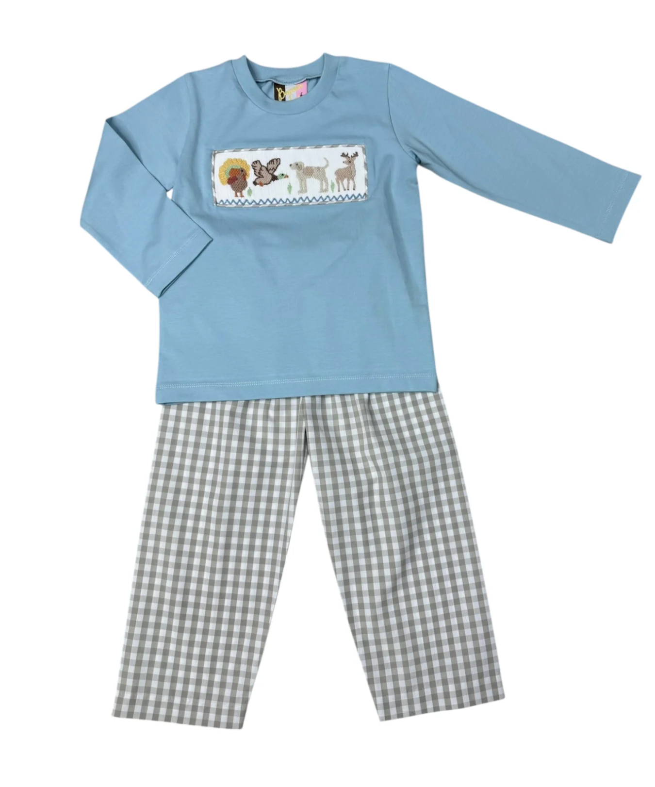 Boys Life Smocked Pant Set