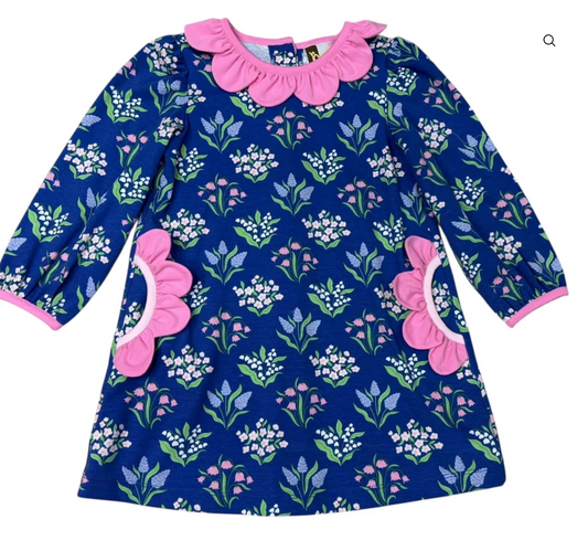 Indigo Bloom Dress