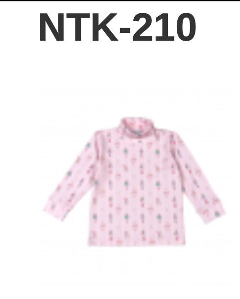 Baby Loren Pink Nutcracker Pima turtleneck