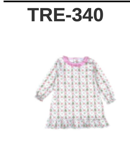 Baby Loren Christmas Trees Pima Dress