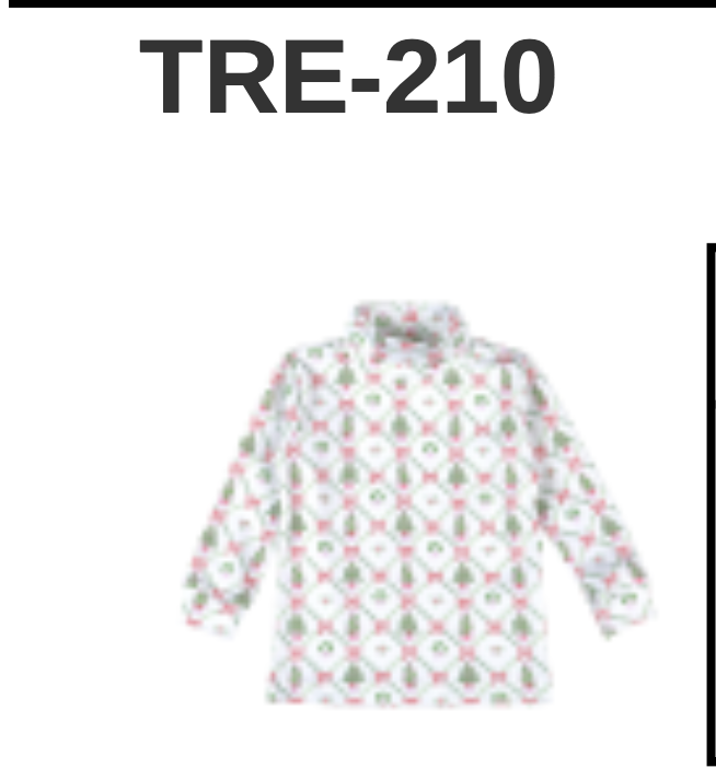 Baby Loren Christmas Trees Pima turtleneck