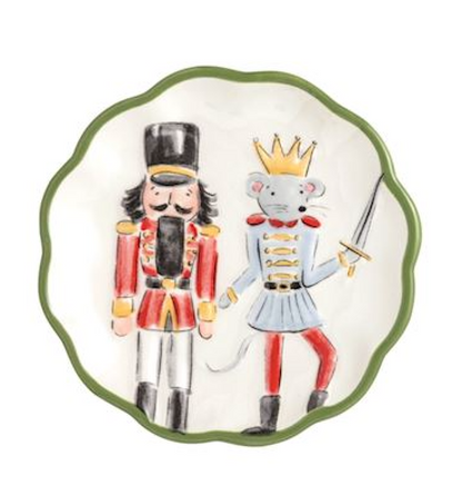 Mud Pie Nutcracker Tidbit/Jewelry Plate