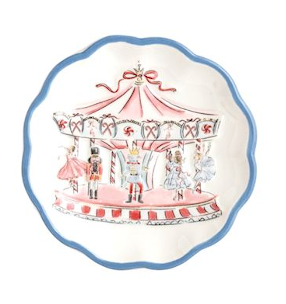 Mud Pie Nutcracker Carousel Tidbit/Jewelry Plate