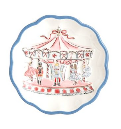 Mud Pie Nutcracker Carousel Tidbit/Jewelry Plate