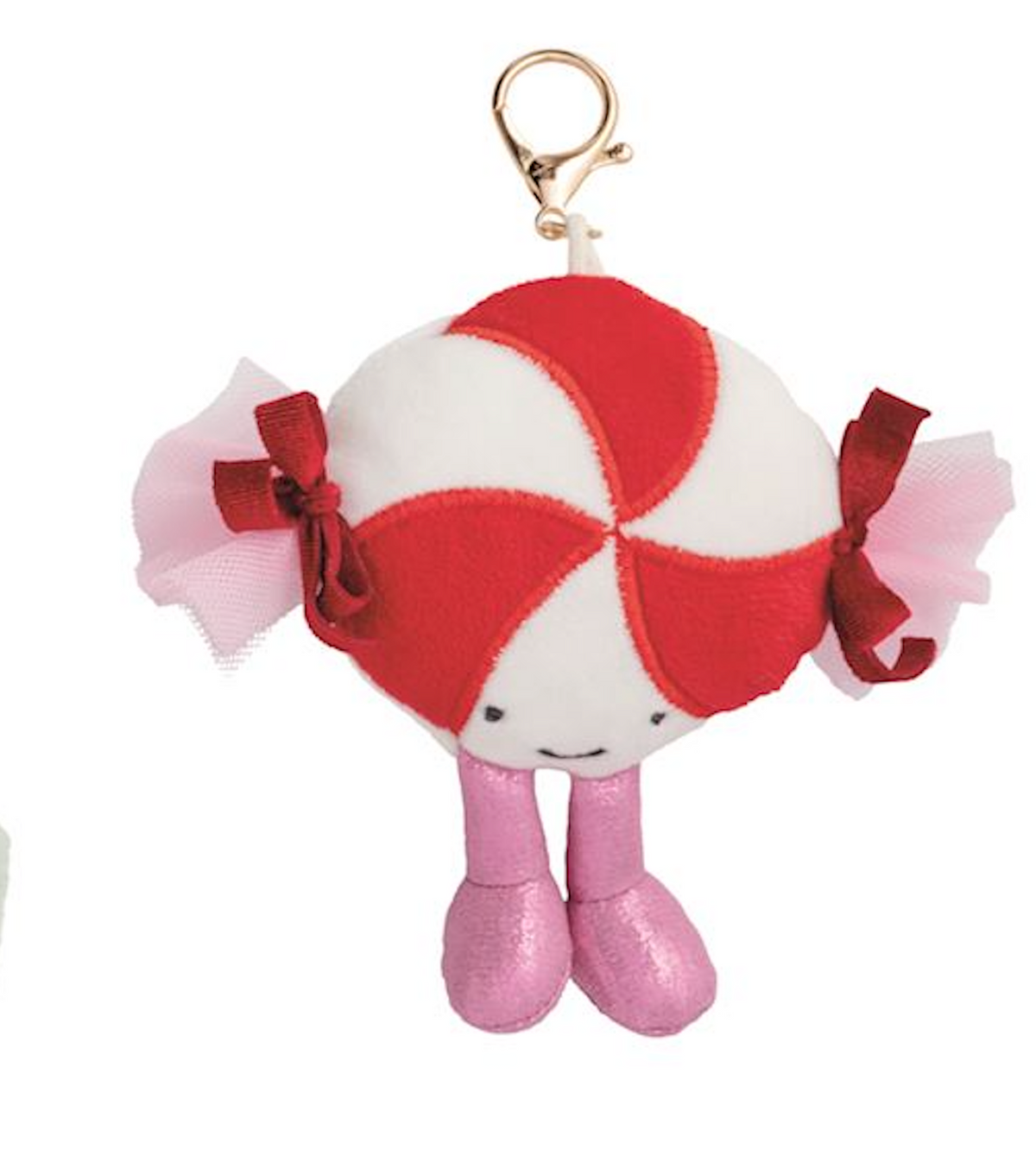 Mud Pie Holiday Plush Bag Charms- Wreath