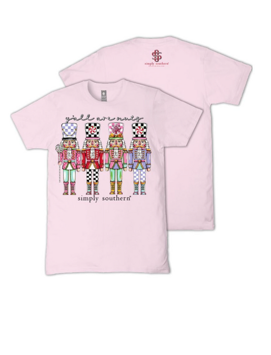Simply Southern Girls Pink Nutcracker T-shirt - Persnickety Shop
