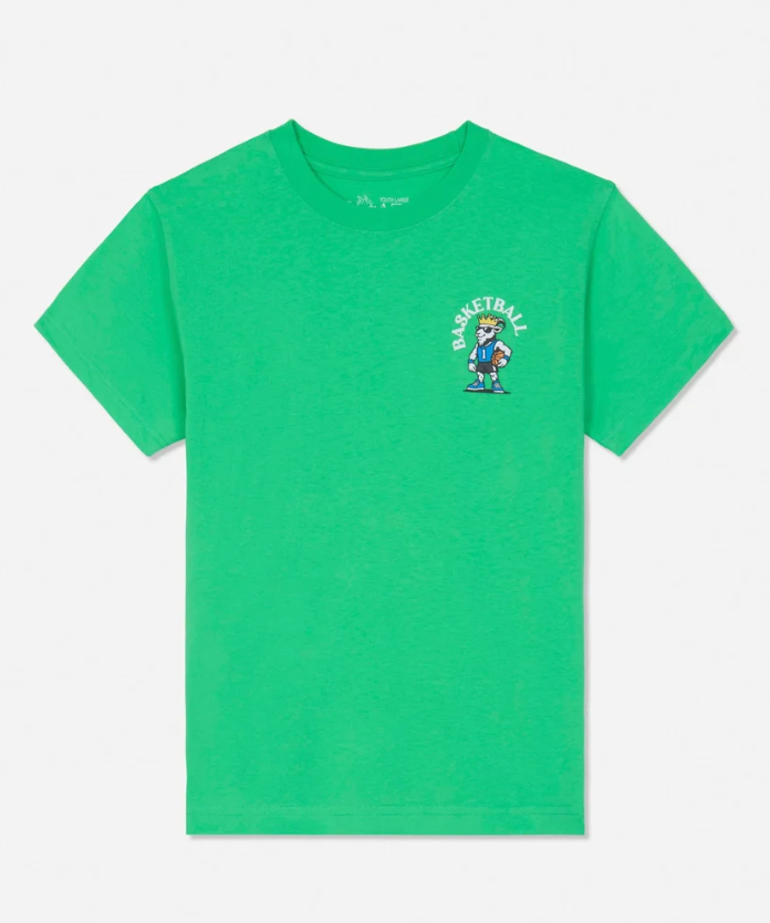 Goat Kids' Most Valuable GOAT Basketball T-Shirt Leap Frog
