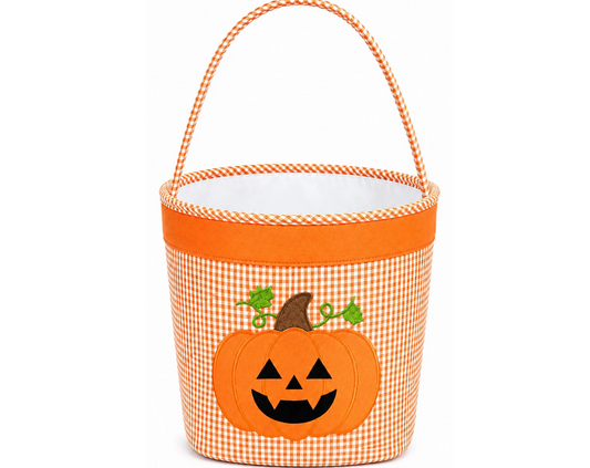 Jack-O-Lantern Trick-Or-Treat Pumpkin Tote