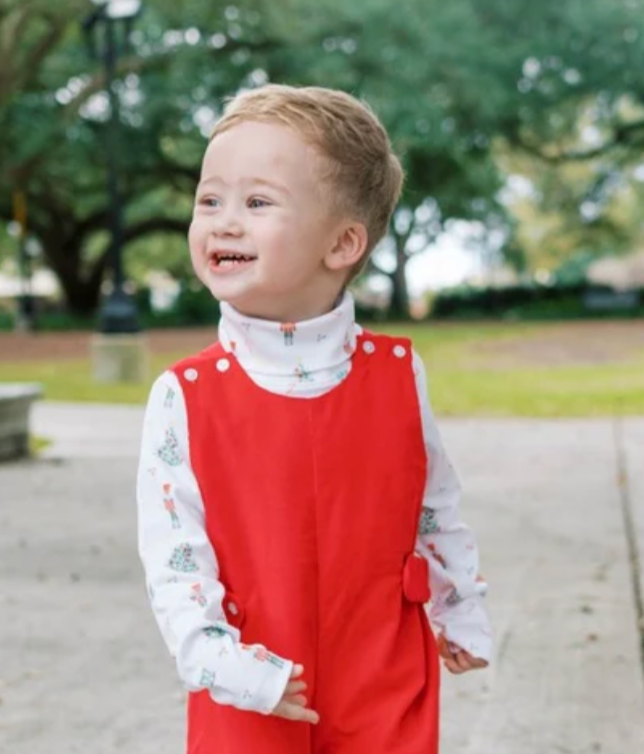Lullaby Set Louisiana Longall High Point Red Corduroy - Persnickety Shop