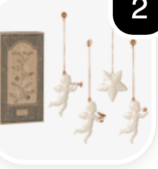 Maileg Metal ornament set - Holy night