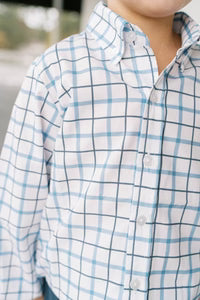 Lullaby Set Brees Button Down - Heritage Check