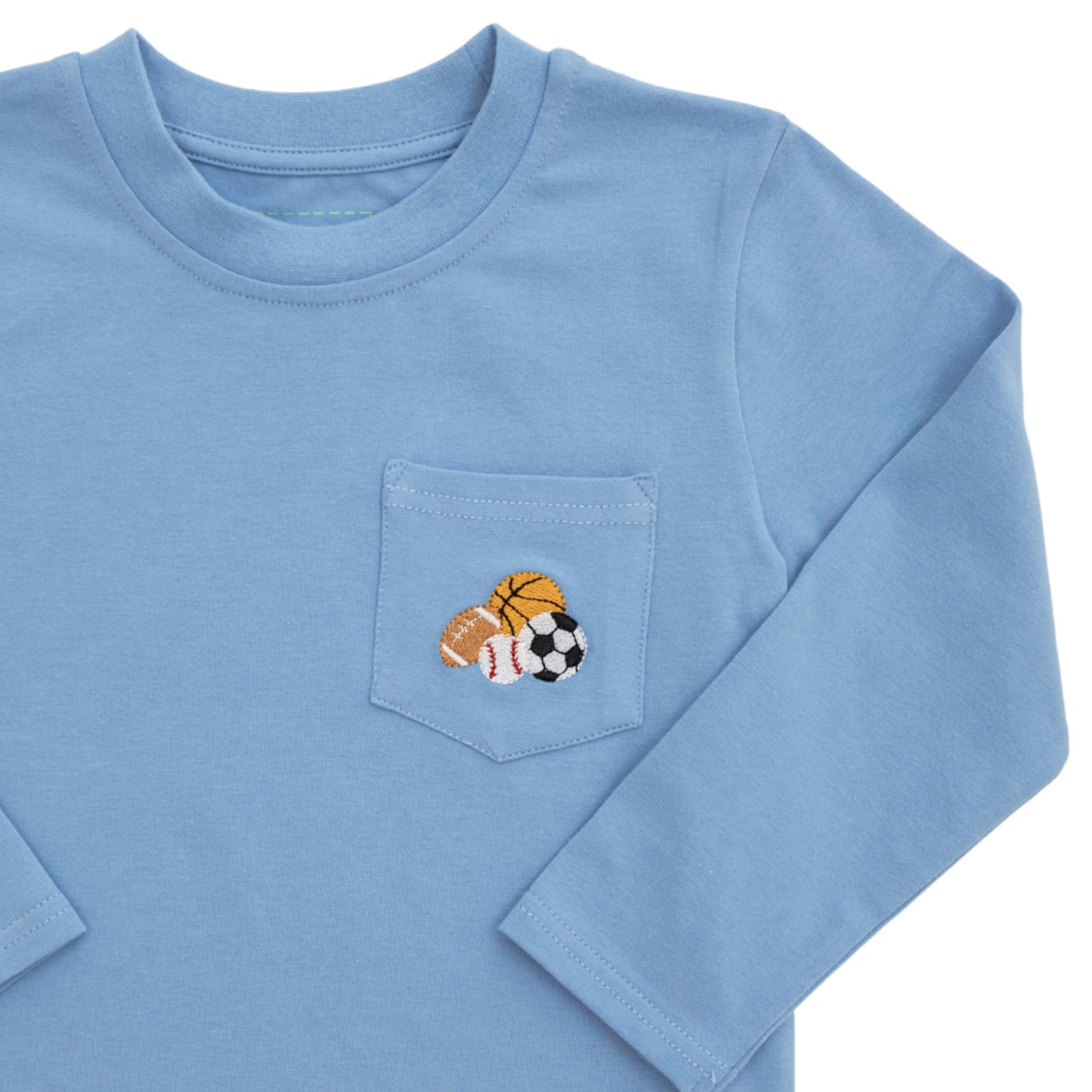 Itsy Bitsy Boys Sports Balls Pocket Tee