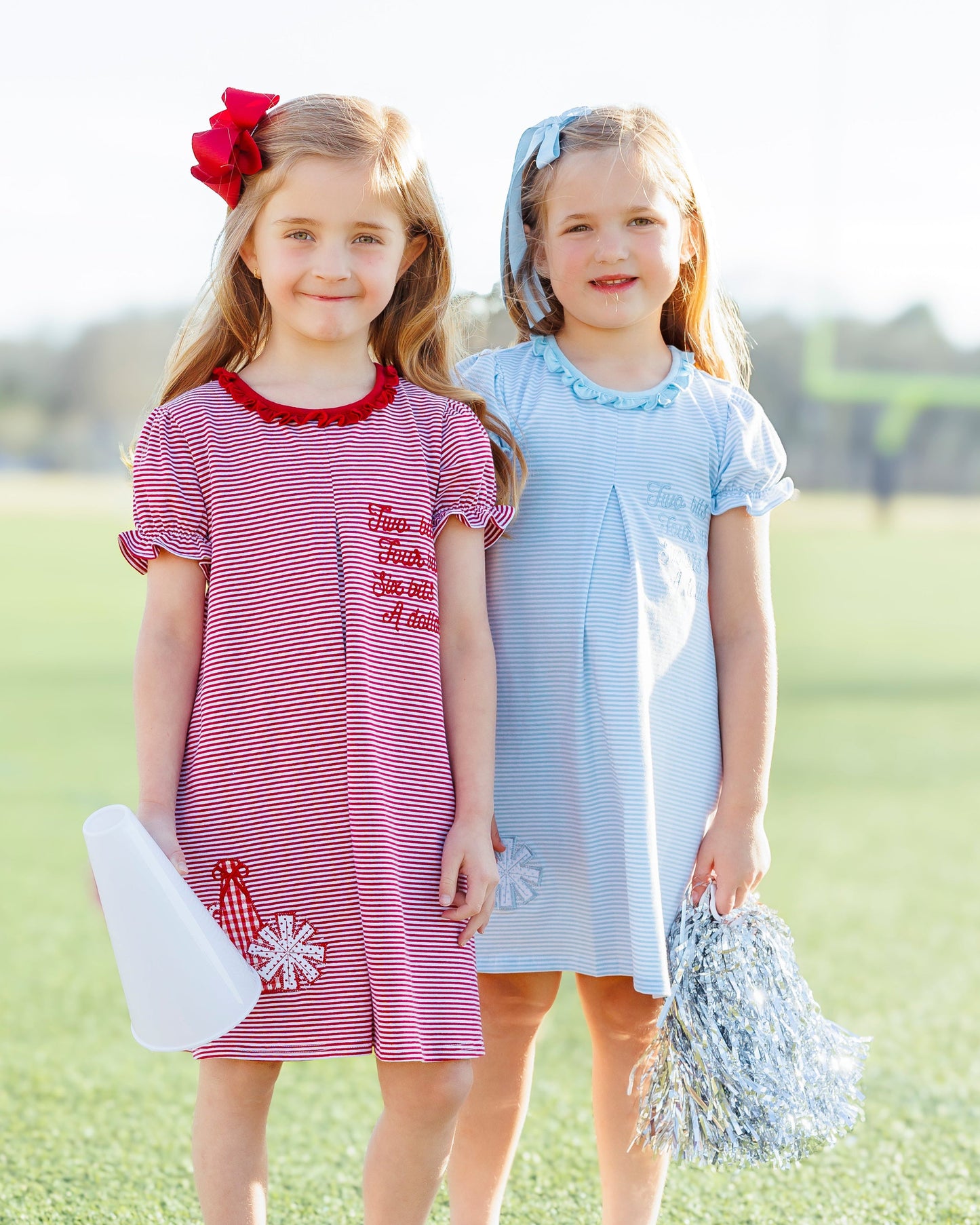 Gameday Dresses and Short Sets for Girls  by JellyBean Smock Candy - Persnickety Shop