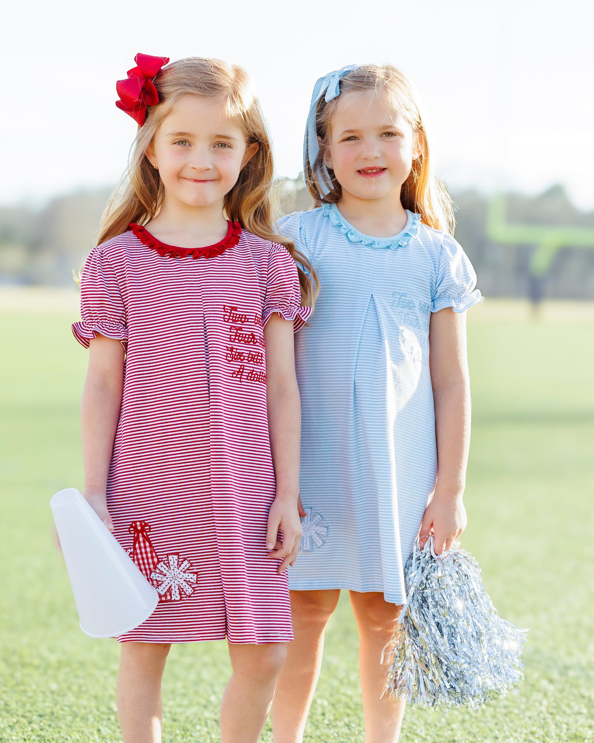 Gameday Dresses and Short Sets for Girls  by JellyBean Smock Candy - Persnickety Shop