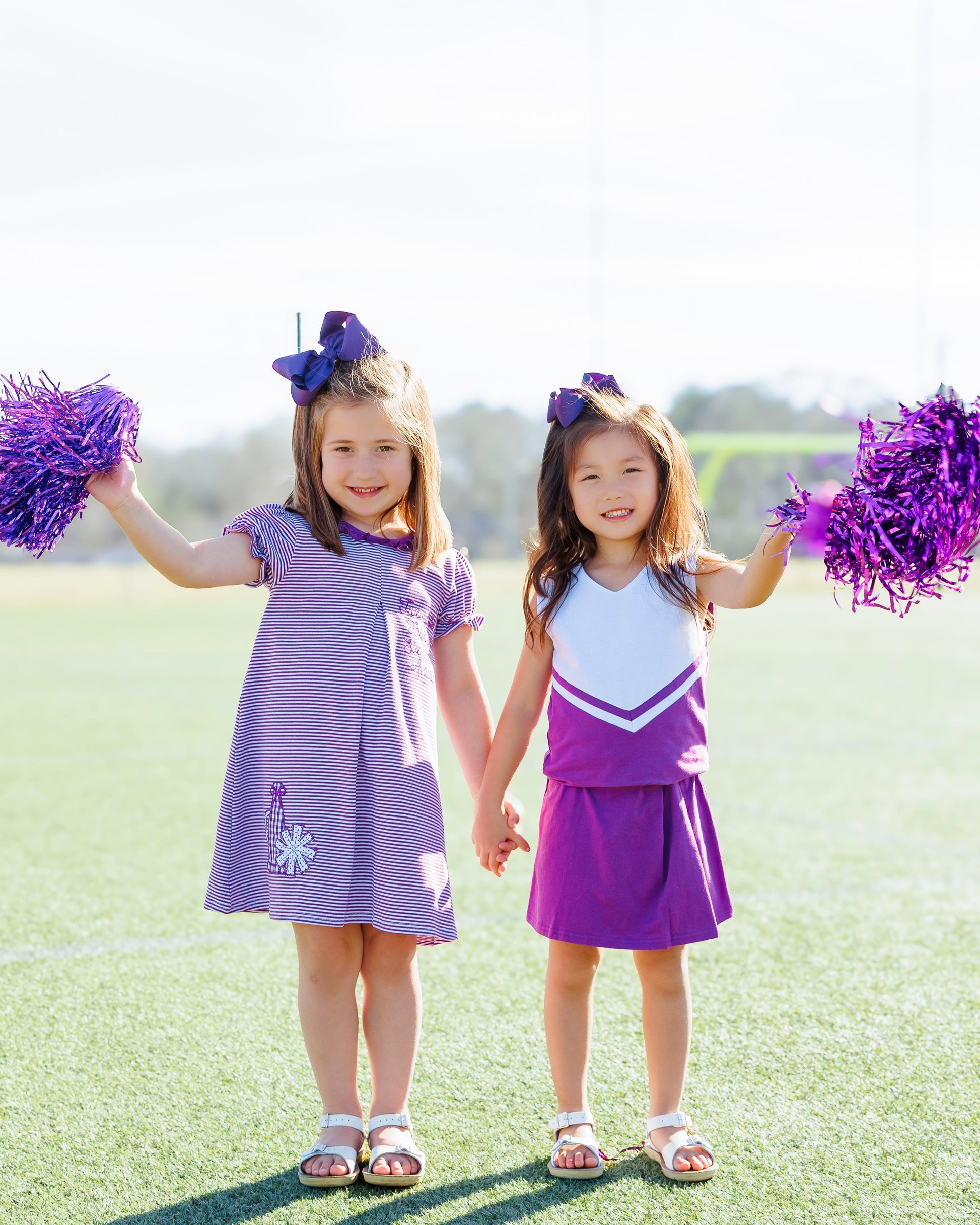 Gameday Dresses and Short Sets for Girls  by JellyBean Smock Candy - Persnickety Shop