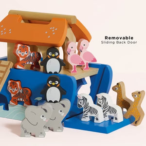 LE TOY VAN Noah's Ark & Animals Shape Sorter - Persnickety Shop