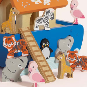 LE TOY VAN Noah's Ark & Animals Shape Sorter - Persnickety Shop