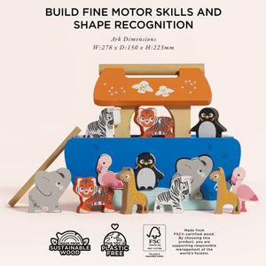 LE TOY VAN Noah's Ark & Animals Shape Sorter - Persnickety Shop