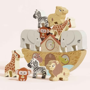 LE TOY VAN Noah's Balancing Ark Animal Stacker - Persnickety Shop