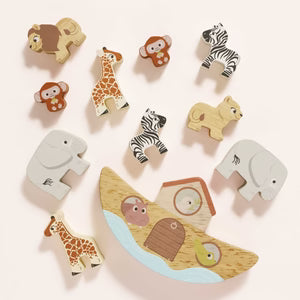 LE TOY VAN Noah's Balancing Ark Animal Stacker - Persnickety Shop