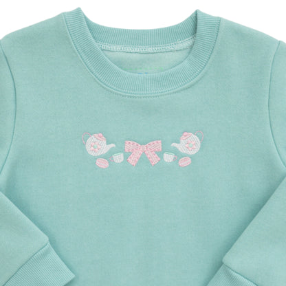 Itsy Bitsy Girls Teacups Ruffle Pullover