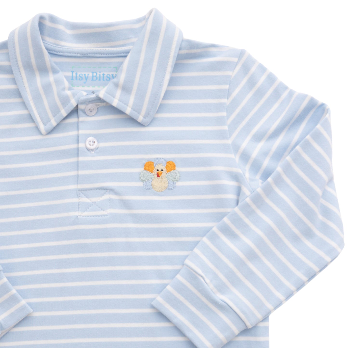 Itsy Bitsy Boys Turkey Polo Pant Set