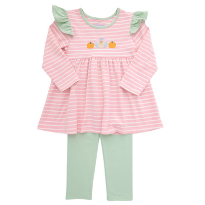 Itsy Bitsy Girls Ruffle Turkey Romper