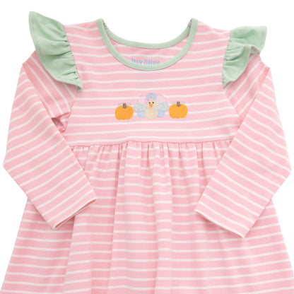 Itsy Bitsy Girls Turkey Ruffle Pant Set