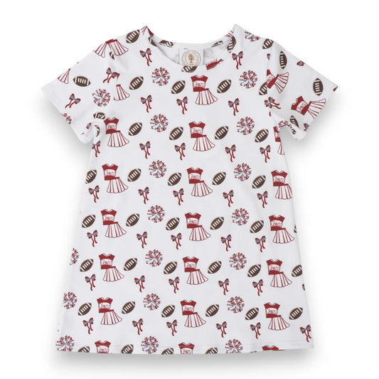 Cypress Row Varsity Crimson/Garnet Susie Swing Dress