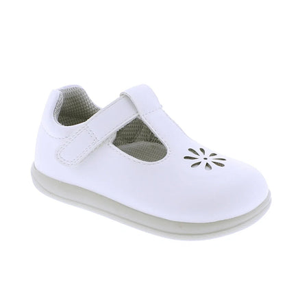 Footmates Becky White Microfiber