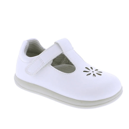 Footmates Becky White Microfiber