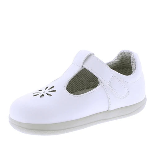 Footmates Becky White Microfiber