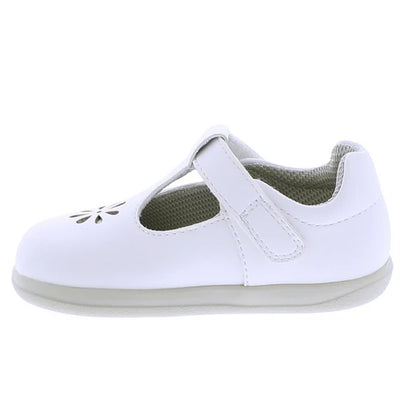 Footmates Becky White Microfiber