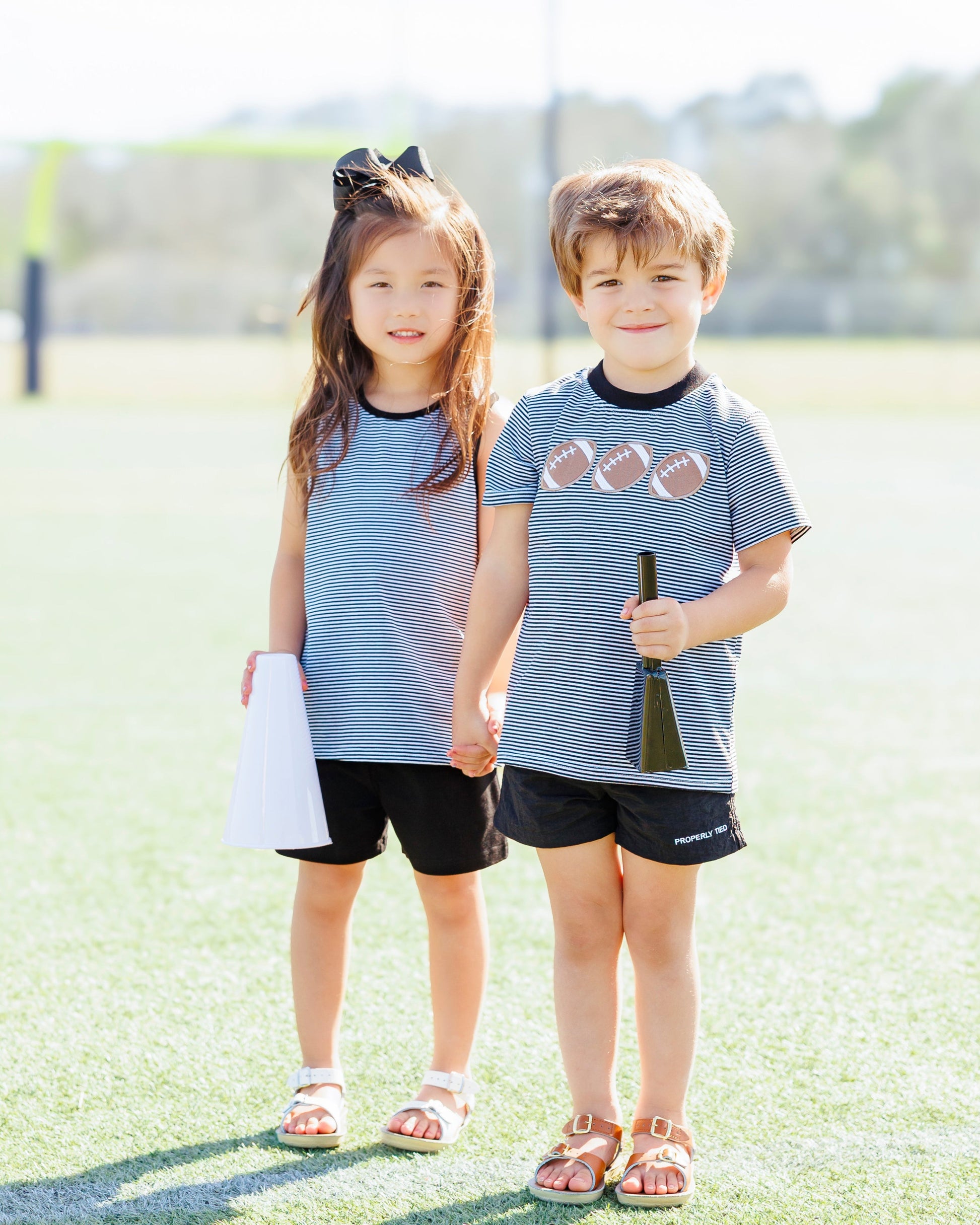 Gameday Dresses and Short Sets for Girls  by JellyBean Smock Candy - Persnickety Shop