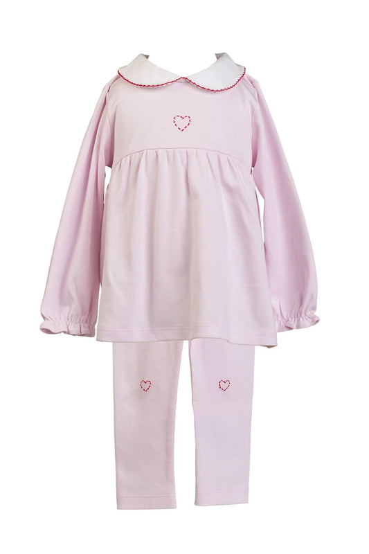 The Proper Peony LS Heart Tunic Set