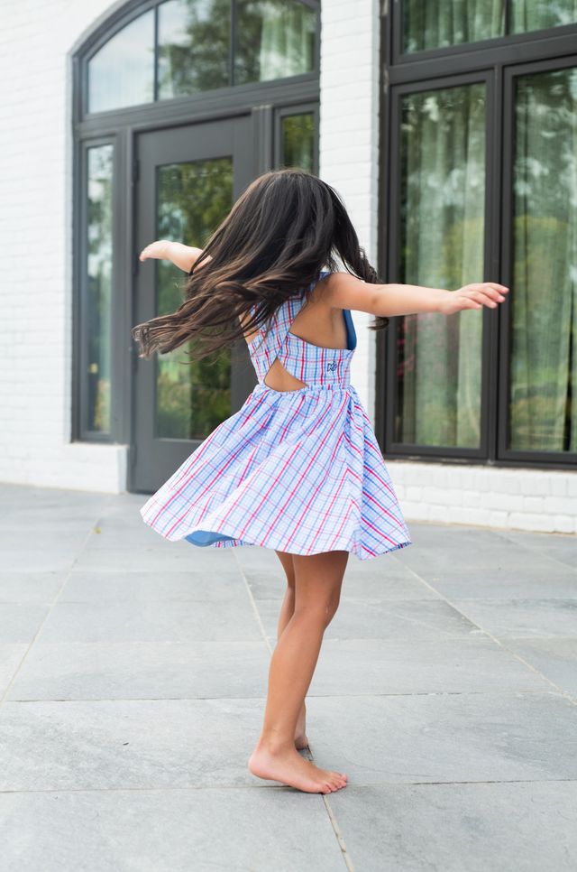 PRE ORDER PRODOH Girls' Crisscross Back Dress - Persnickety Shop