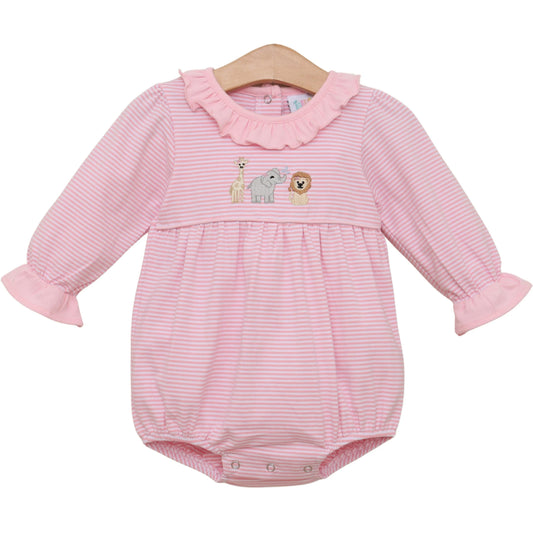 *PRE ORDER* JELLYBEAN BY SMOCK CANDY Zoo Crew Ruffle Bubble